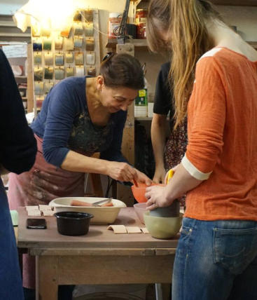 cours de céramique de annie metzger - atelier terre de lune
